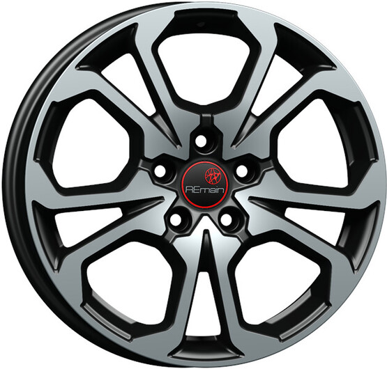 Диск Remain R242 17x6.50 5x114.30 ET50 DIA54.10 АЛМАЗ ЧЕРНЫЙ