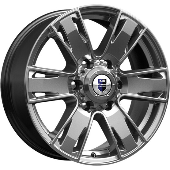 Диск K&K Севенна 17x7 6x139.70 ET33 DIA100.10 ДАРК ПЛАТИНУМ