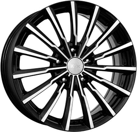 Диск K&K Акцент 17x7 5x114.30 ET45 DIA67.10 АЛМАЗ ЧЕРНЫЙ