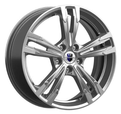 Диск K&K Karrera Light 18x7 5x108 ET35 DIA67.10 ДАРК ПЛАТИНУМ БРАЙТ