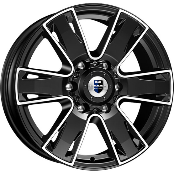 Диск K&K Севенна 17x7 6x139.70 ET33 DIA100.10 АЛМАЗ ЧЕРНЫЙ