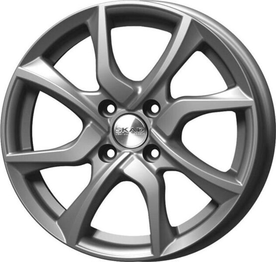 Диск Скад Тулон 15x6 4x100 ET39 DIA67.10 ГРАФИТ