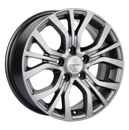 Диск Khomen 1608 16x6.50 5x114.30 ET45 DIA67.10 G-SILVER