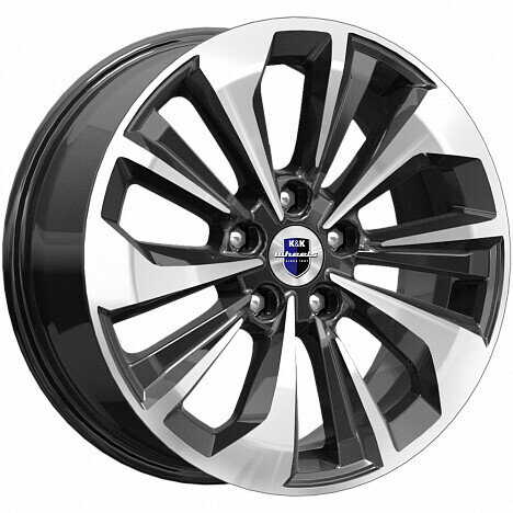 Диск K&K Авиор 17x7 5x114.30 ET40 DIA67.10 АЛМАЗ ЧЕРНЫЙ