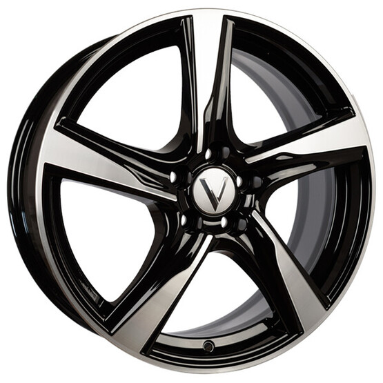 Диск Вектор В201 17x7 5x112 ET45 DIA57.10 АЛМАЗ ЧЕРНЫЙ