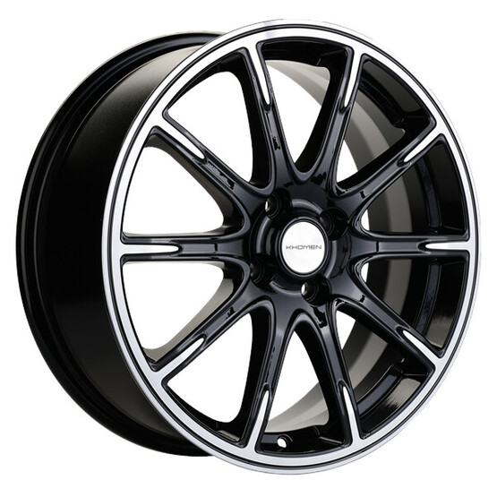 Диск Khomen 1707 17x6.50 4x100 ET50 DIA60.10 BLACK-FP