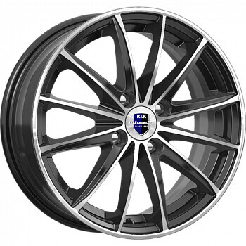 Диск K&K Пойнт Бланк 15x6 4x100 ET50 DIA60.10 АЛМАЗ-ЧЕРНЫЙ