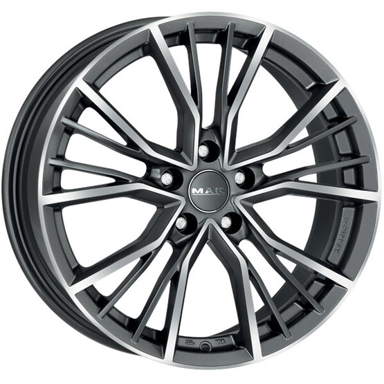 Диск Mak Union 20x9 5x112 ET38 DIA66.60 GUNMETAL MIRROR FACE