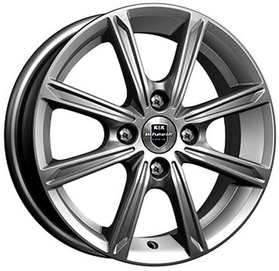 Диск K&K Флэш 14x5 4x100 ET45 DIA67.10 ДАРК ПЛАТИНУМ