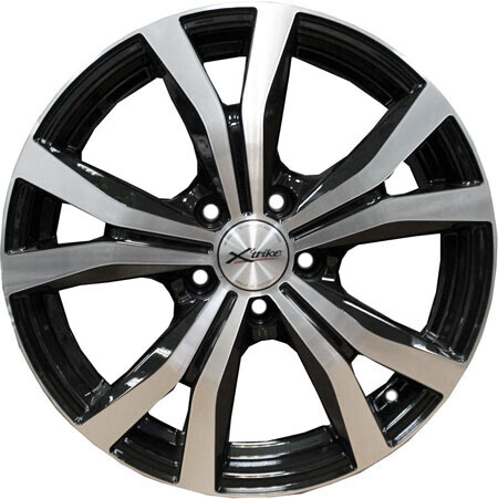 Диск X'trike X-119 16x6.50 5x108 ET43 DIA67.10 BK/FP