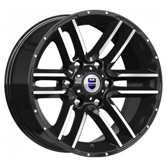 Диск K&K Алгама 17x8 6x139.70 ET0 DIA106.10 АЛМАЗ ЧЕРНЫЙ