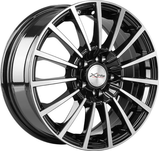 Диск X'trike X-106 15x6.50 5x100 ET48 DIA67.10 BK/FP