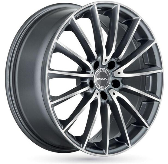 Диск Mak Komet 17x7.50 5x112 ET48 DIA66.60 GUN METALLIC MIRROR FACE