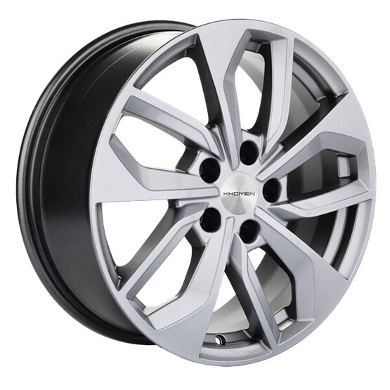 Диск Khomen 1703 17x7 5x112 ET40 DIA57.10 G-SILVER