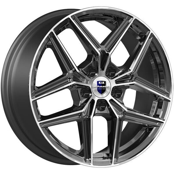 Диск K&K Юнион 17x7 5x114.30 ET50 DIA67.10 АЛМАЗ ЧЕРНЫЙ