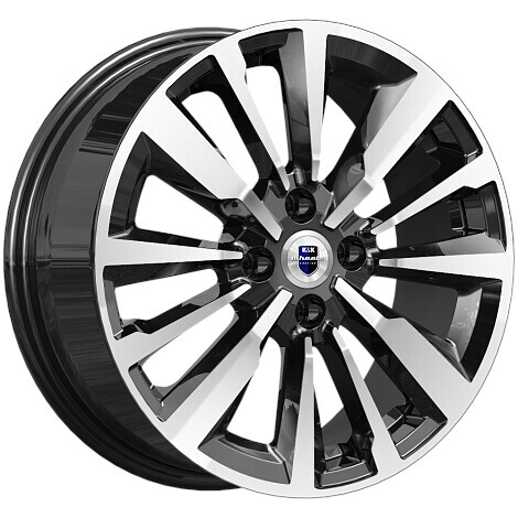 Диск K&K Эрман 16x6.50 4x100 ET40 DIA67.10 АЛМАЗ ЧЕРНЫЙ