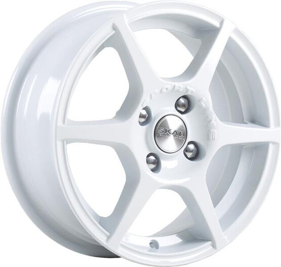 Диск Скад Ягуар 14x5.50 4x100 ET38 DIA67.10 БЕЛЫЙ
