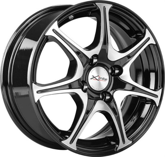 Диск X'trike X-110 14x6 4x100 ET35 DIA67.10 BK/FP