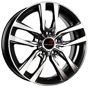 Диск Вектор B214 16x6 5x100 ET38 DIA57.10 АЛМАЗ ЧЕРНЫЙ