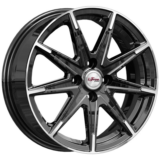 Диск Ifree Хит (Кс1081) 16x6 4x100 ET45 DIA60.10 БЛЭК ДЖЕК
