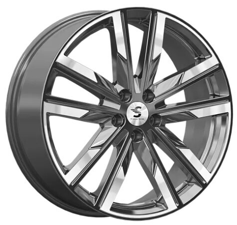 Диск Premium Series Кр014 20x8 5x108 ET39 DIA60.10 DIAMOND GLOSS GRAPHITE