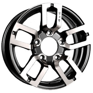 Диск Вектор K100 16x6.50 5x139.70 ET40 DIA98 АЛМАЗ ЧЕРНЫЙ