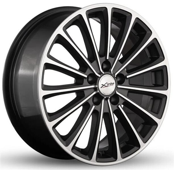 Диск X'trike X-136 17x7 5x112 ET45 DIA57.10 BKM/FP