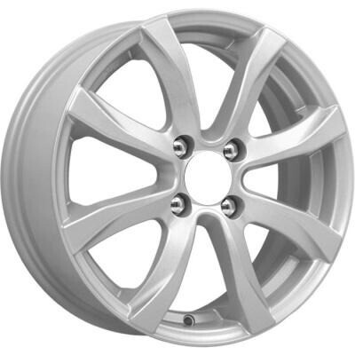 Диск К7 K-110 15x6 4x100 ET38 DIA67.10 СЕРЕБРО