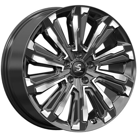 Диск Premium Series Кр1061 Humber 20x8 5x108 ET45 DIA63.30 DIAMOND BLACK GRIS