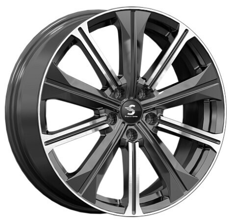 Диск Premium Series Кр013 19x7 5x114.30 ET40 DIA64.10 DIAMOND BLACK GRIS