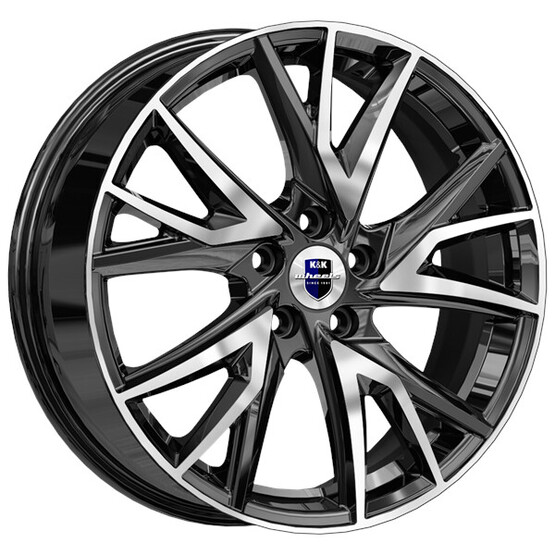 Диск K&K Кайлас 18x6.50 5x108 ET50 DIA60.10 АЛМАЗ ЧЕРНЫЙ