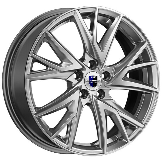 Диск K&K Кайлас 18x6.50 5x112 ET43 DIA57.10 ДАРК ПЛАТИНУМ