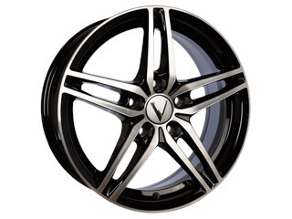 Диск Вектор B219 16x6.50 5x114.30 ET45 DIA67.10 АЛМАЗ ЧЕРНЫЙ