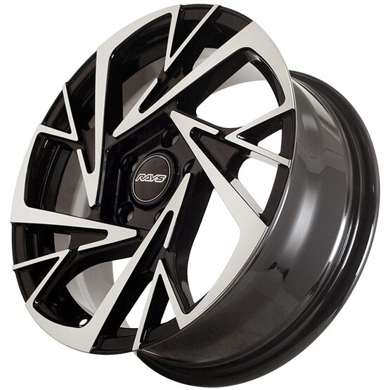Диск Ff Fbx137 16x6.50 4x100 ET35 DIA73.10 BLACK MACHINED FACE