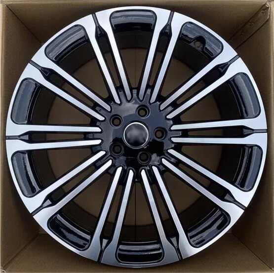 Диск Replica Fr Fh839 22x9.50 5x120 ET49 DIA72.60 BLACK MACHINED FACE