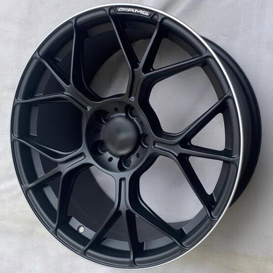 Диск Replica Fr Fn847 19x8.50 5x112 ET40 DIA66.60 SATIN BLACK MACHINED LIP