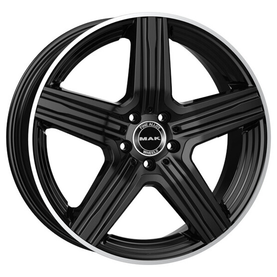 Диск Mak Lewis 18x9 5x112 ET30 DIA66.60 GLOSS BLACK MIRROR RING