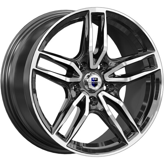 Диск K&K Бартон 17x8 5x114.30 ET45 DIA67.10 АЛМАЗ ЧЕРНЫЙ