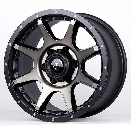 Диск Replica Nn Tcw 2187-Sv275 17x9 6x139.70 ET12 DIA110.20 ЧЁРНЫЙ МАТОВЫЙ + БРОНЗОВЫЕ СПИЦЫ