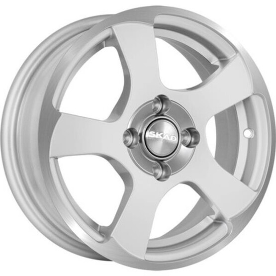 Диск Скад Акула 14x5.50 4x100 ET35 DIA67.10 АЛМАЗ-БЕЛЫЙ