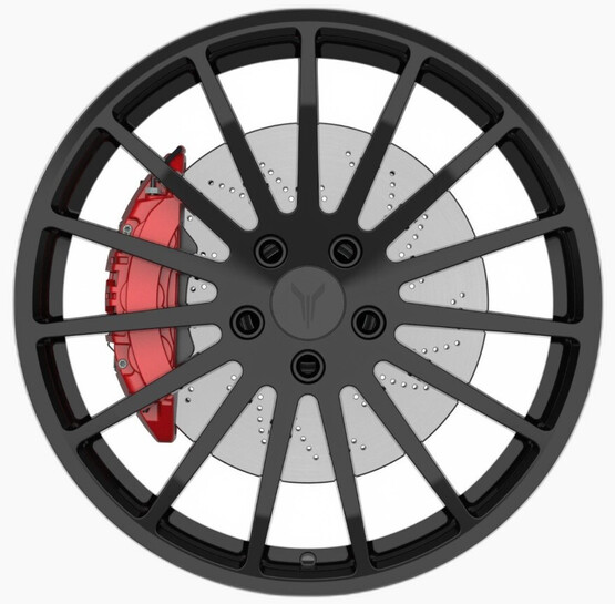 Диск Vissol F-3117 21x8.50 5x120 ET30 DIA66.10 GLOSS BLACK