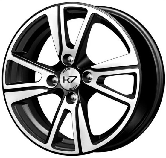 Диск К7 К27 Галеон 14x5.50 4x100 ET38 DIA67.10 АЛМАЗ ЧЕРНЫЙ