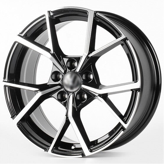 Диск Replica Nn Fc3112 17x7.50 5x112 ET35 DIA57.10 ЧЕРНЫЙ + ПОЛИРОВАННЫЕ СПИЦЫ