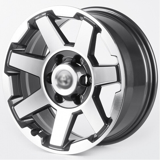 Диск Iwheel Ivf-3363 17x7.50 6x139.70 ET15 DIA106.10 ГРАФИТ ГЛЯНЦЕВЫЙ + ПОЛИРОВАННЫЕ СПИЦЫ