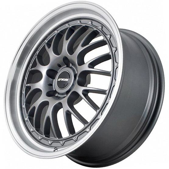 Диск Ff Sh7007 17x7.50 5x114.30 ET38 DIA73.10 MATTE DARK GUNMETAL LIP POLISH