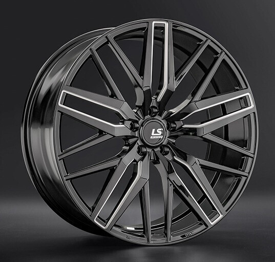 Диск Ls Wheels Flowforming Rc77 22x9.50 5x114.30 ET45 DIA67.10 BK+SSF