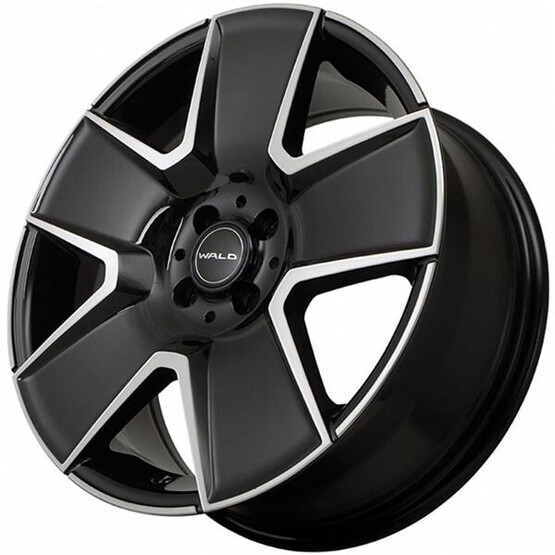 Диск Kipardo Kf61 17x7.50 4x100 ET40 DIA73.10 GLOSS BLACK MACHINED FACE