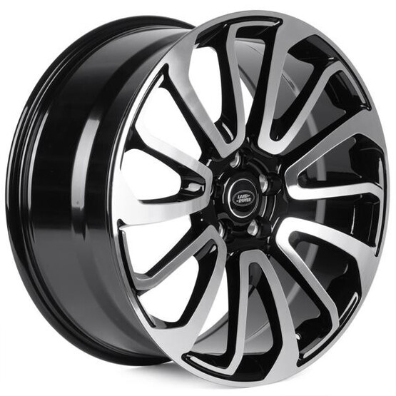 Диск Ptracing Fg085X-Cs428 21x9.50 5x120 ET48 DIA72.56 ЧЕРНЫЙ + ПОЛИРОВАННЫЕ СПИЦЫ