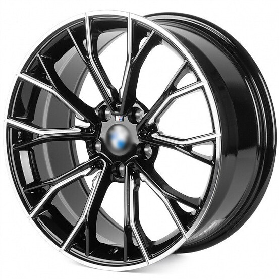 Диск Ptracing Fg314X-Cs380 18x8 5x120 ET30 DIA72.56 ЧЁРНЫЙ + ПОЛИРОВАННЫЙ ОБОД И СПИЦЫ