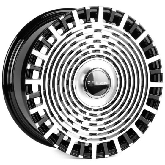 Диск Forged Sl400-Sv435 19x8.50 5x108 ET40 DIA63.40 ЧЁРНЫЙ ГЛЯНЦЕВЫЙ + ПОЛИРОВАННЫЕ СПИЦЫ